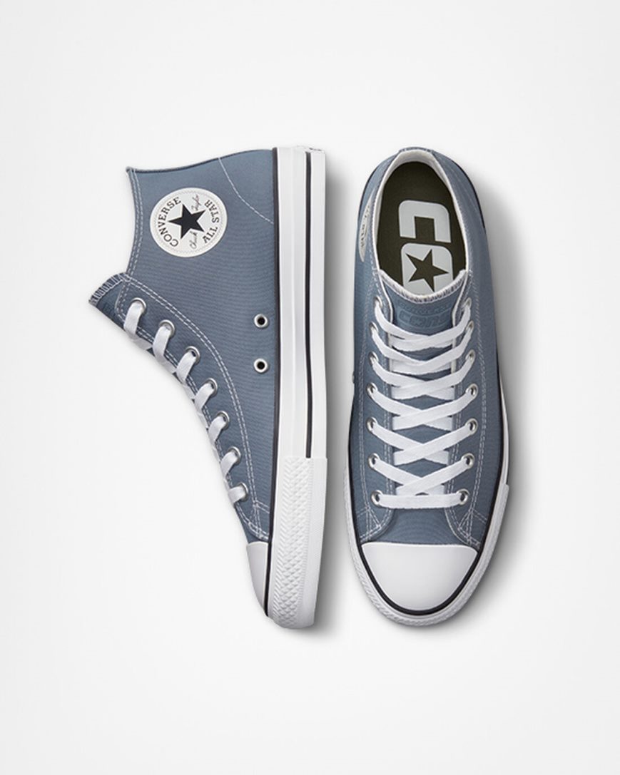 Bascheți Barbati Converse CONS Chuck Taylor All Star Pro Gri Albi Negrii | RO SWXPO372